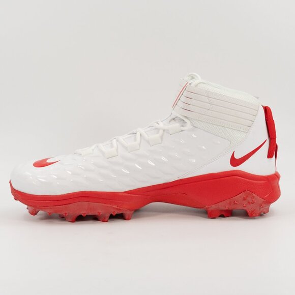 Nike Force Savage Pro 2 Shark 'White University Red' BV5448-104 Football Cleats - Picture 2 of 7